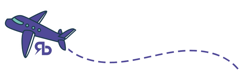 Avião ilustrativo de entrega rápida